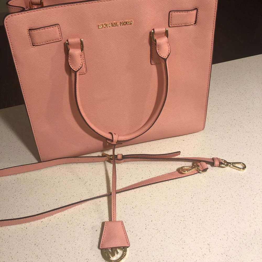 NICE PEACH/PINK MK PURSE